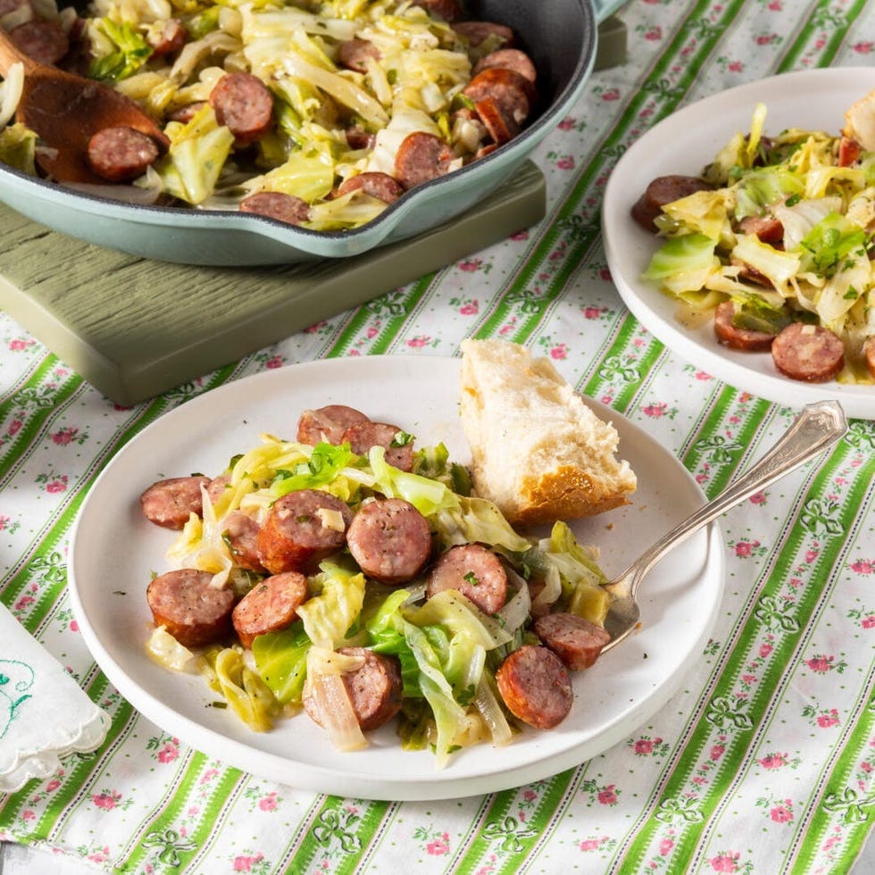 one pot meals cabbage and sausage