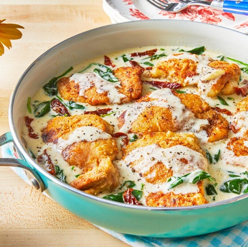 one pot meals chicken florentine