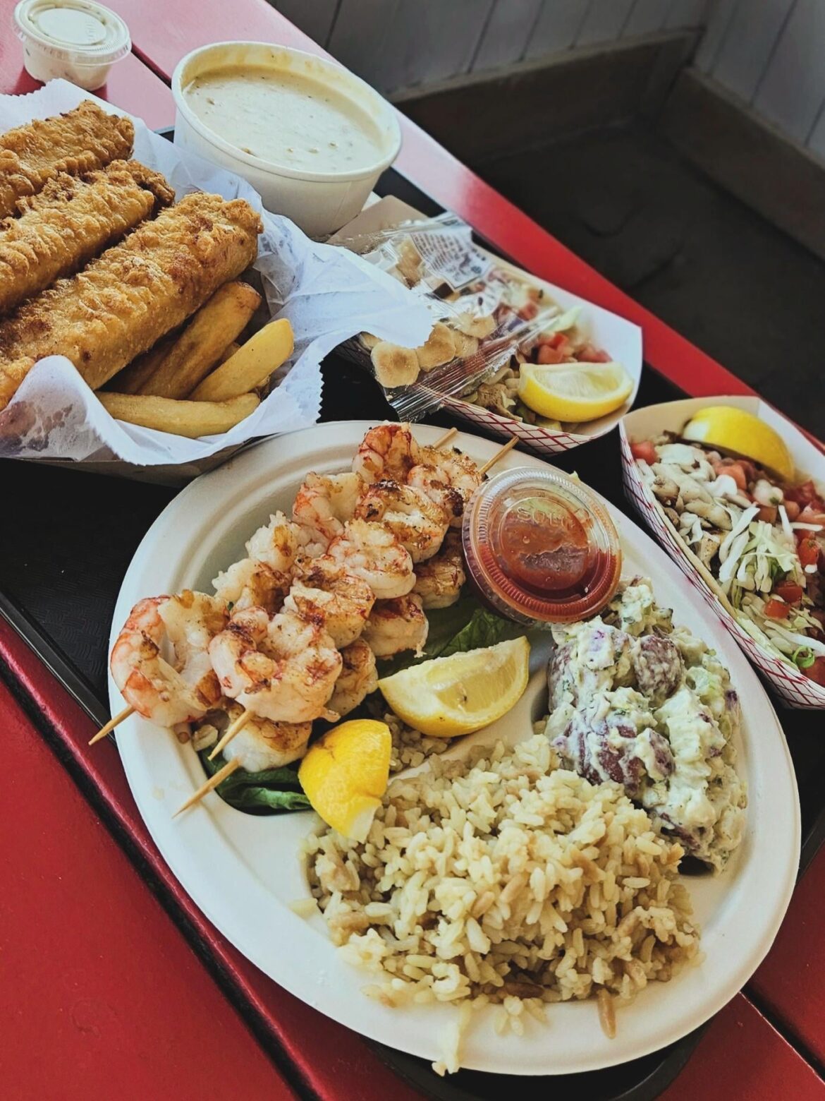 A seafood platter.