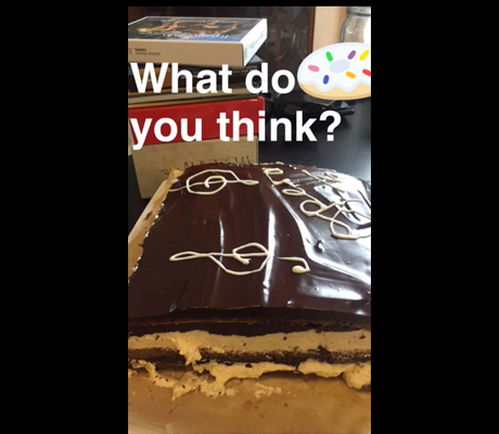 Opera cake snapchats