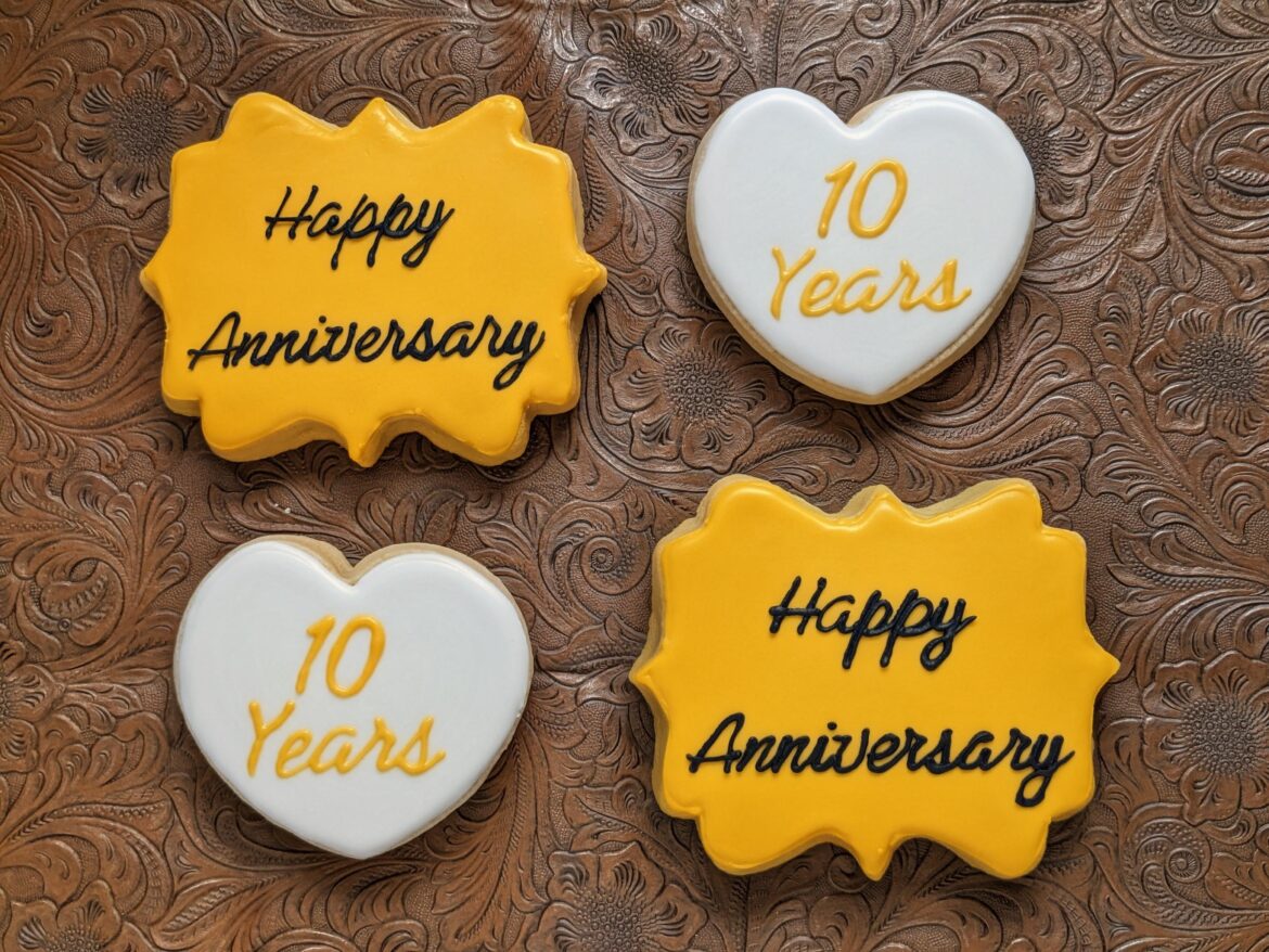 Anniversary cookies!