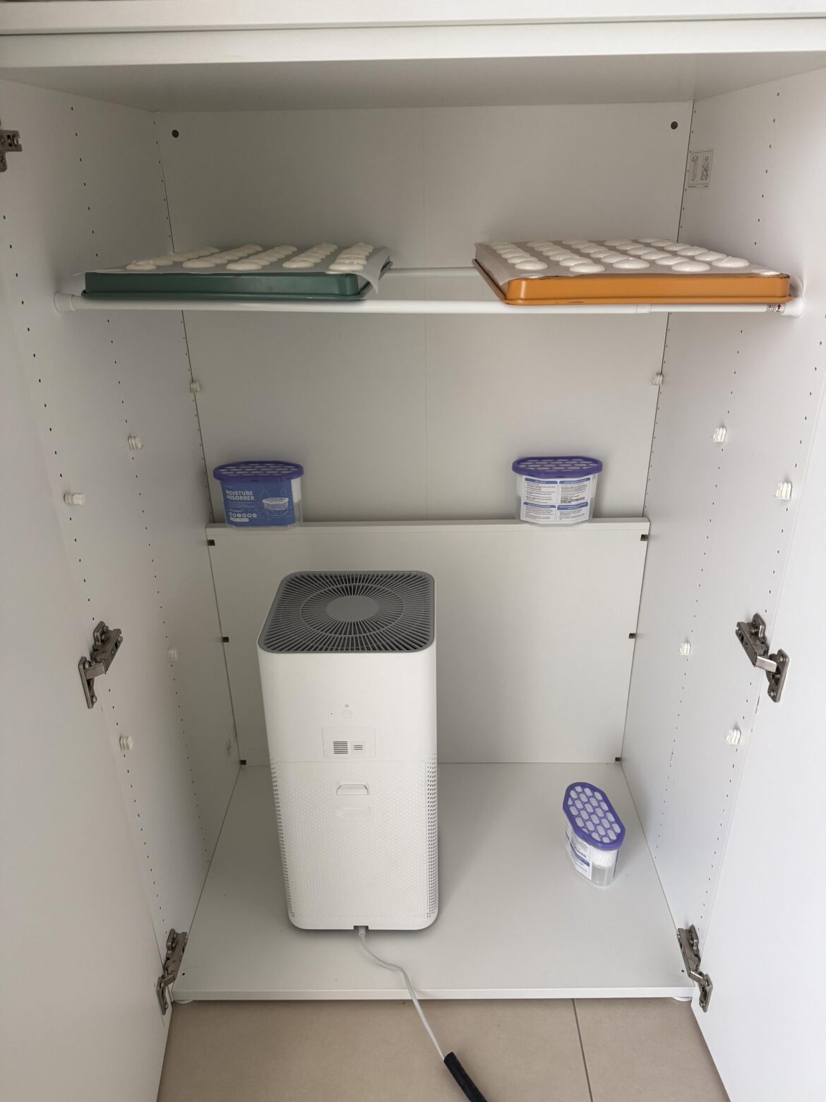 Indoors humidity is 65% so I had to get creative