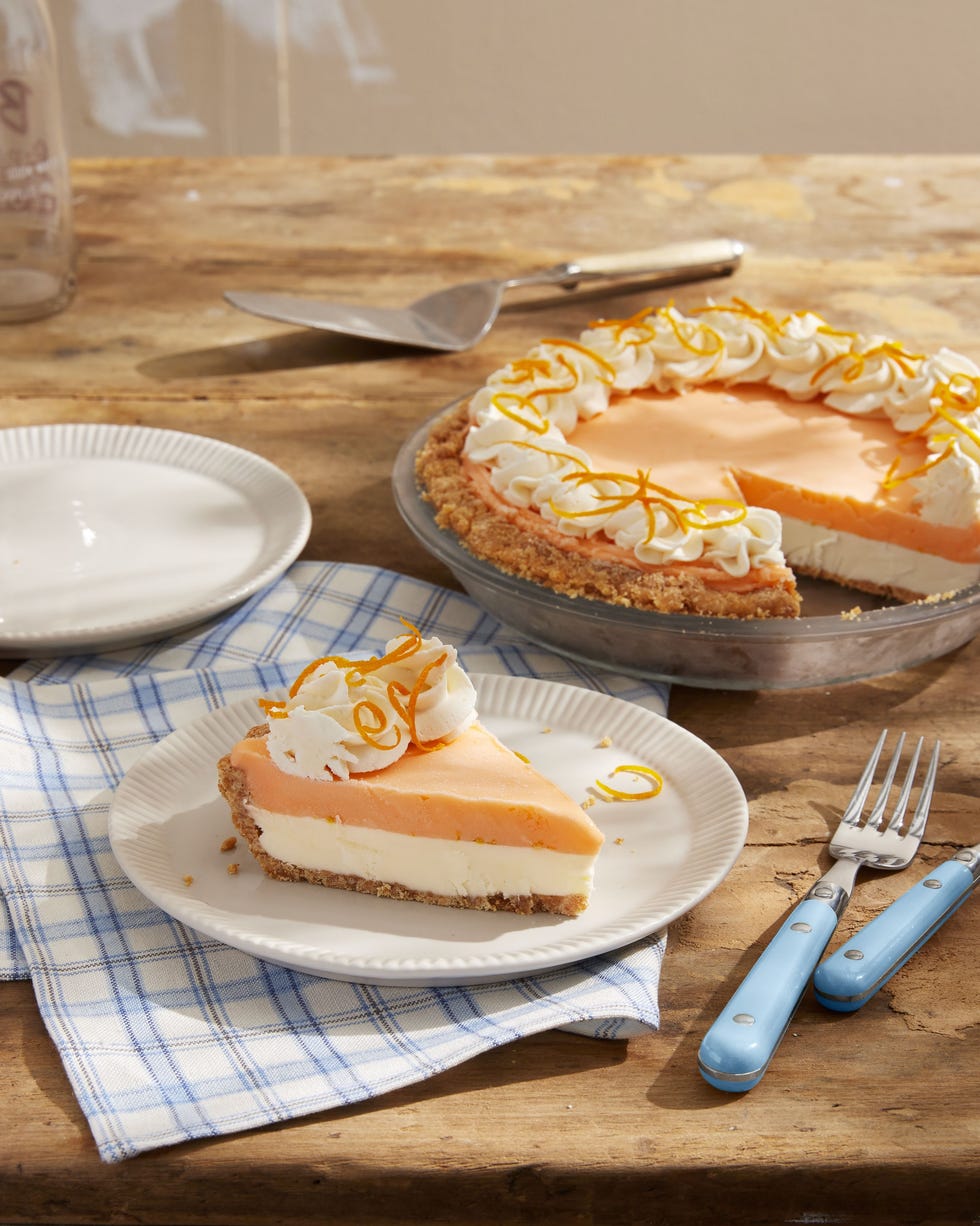 orange cream icebox pie