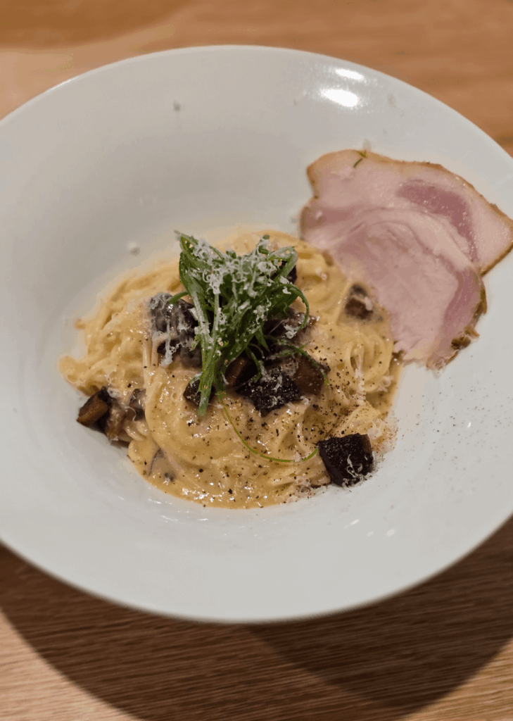 Carbonara ramen - inspired by Ramen afro beats (Tokyo)