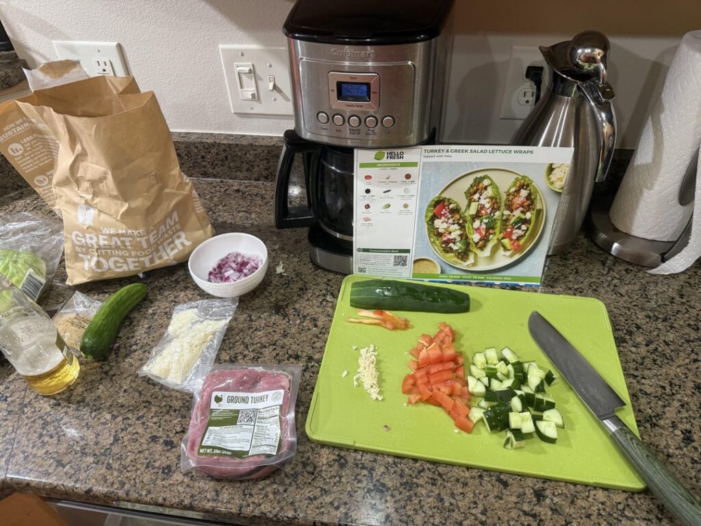 Turkey + Greek Salad Lettuce Wraps