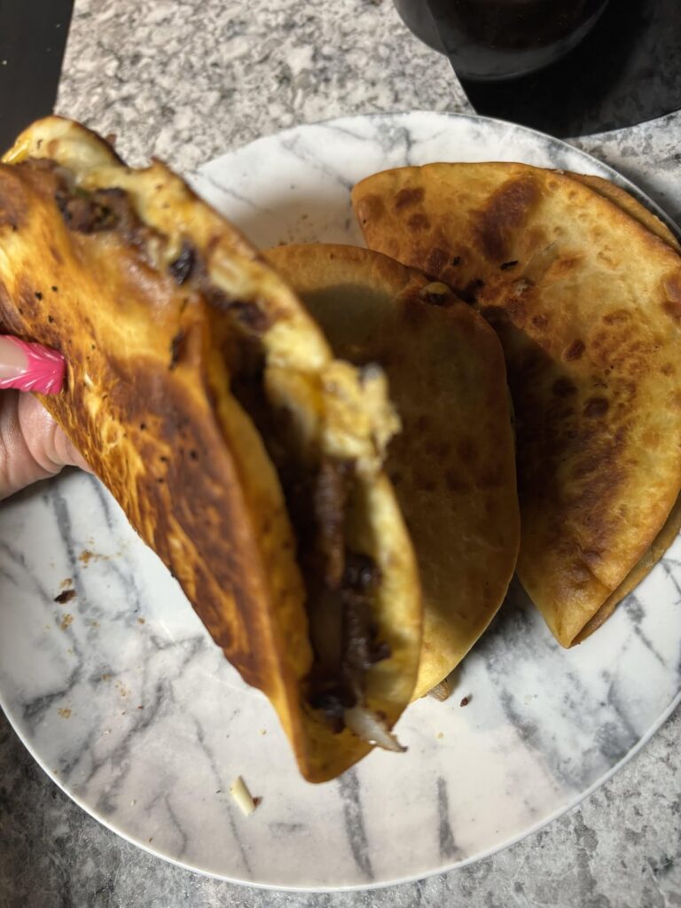 crispy black bean tacos