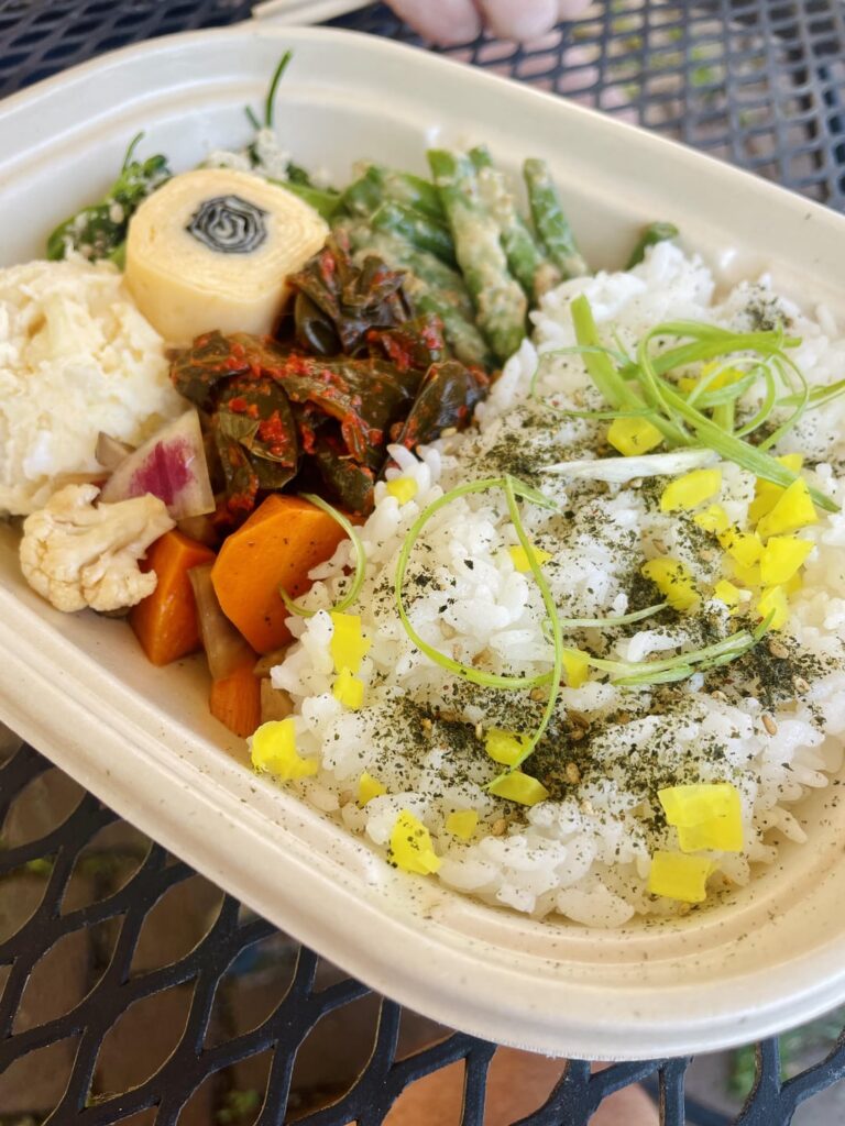 Perilla | Banchan Rice Combo And Cold Soy Garlic Noodles