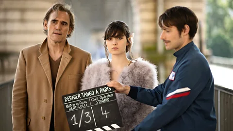 Kino Lorber Being Maria stars Matt Dillon as Marlon Brando and Anamaria Vartolomei as Schneider (Credit: Kino Lorber)
