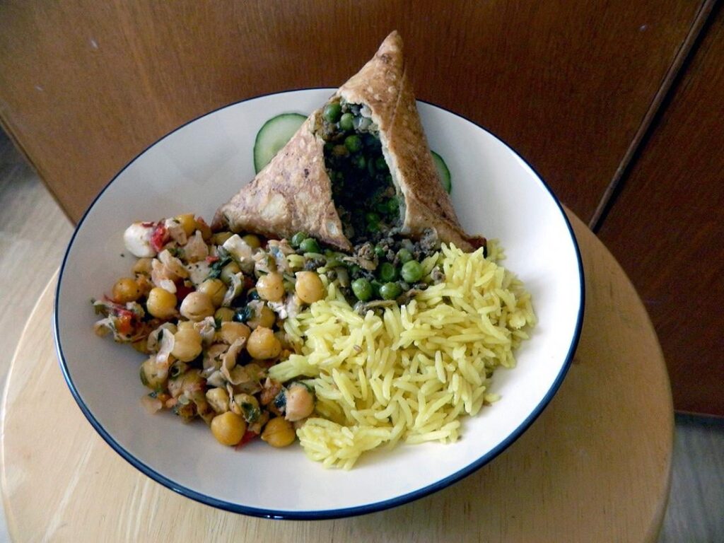 Gazebo lamb samosa is the flame emoji