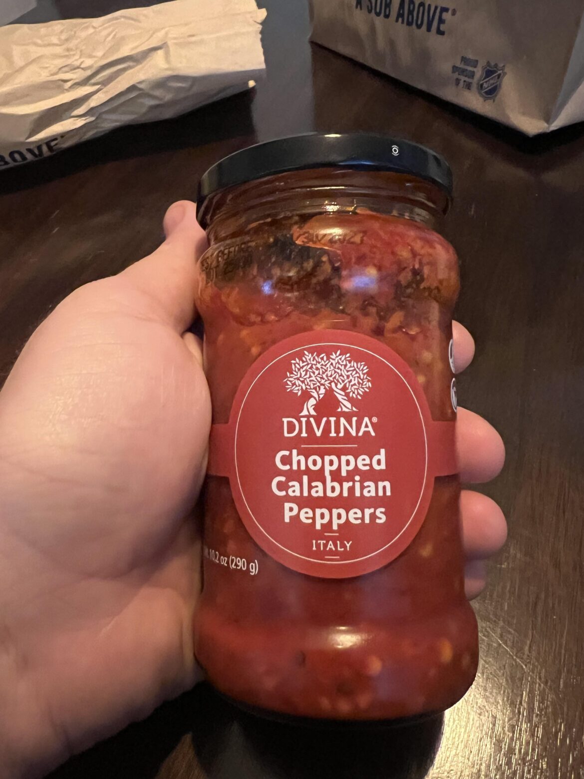 Chopped Calabrian peppers