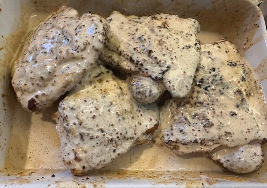 Thighs and Alabama White Sauce