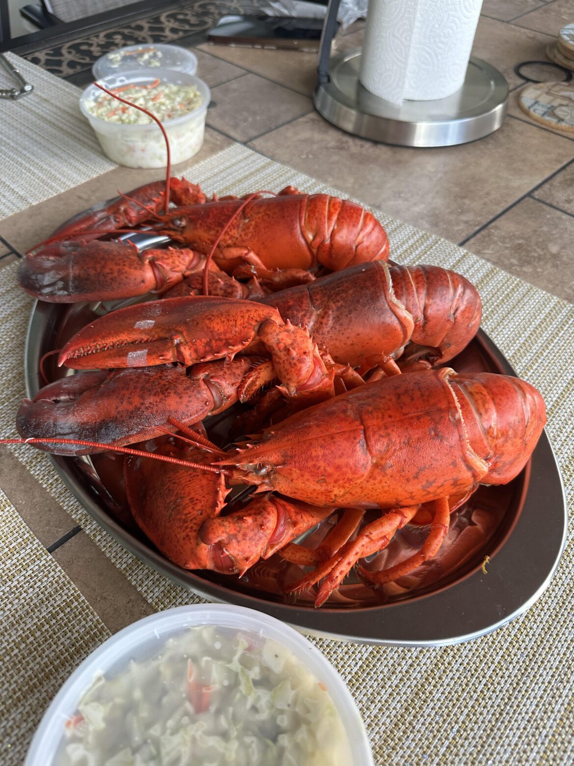 Homemade Lobster Feast