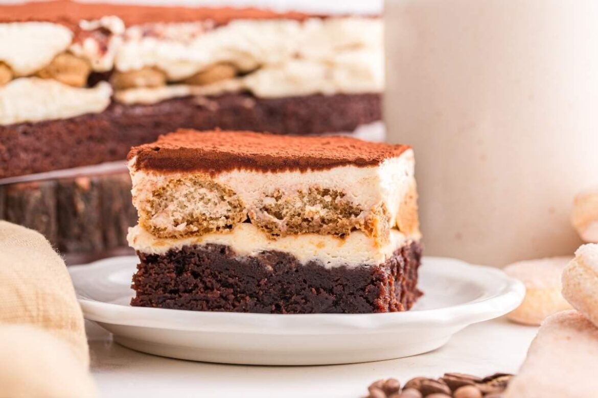Tiramisu Brownies