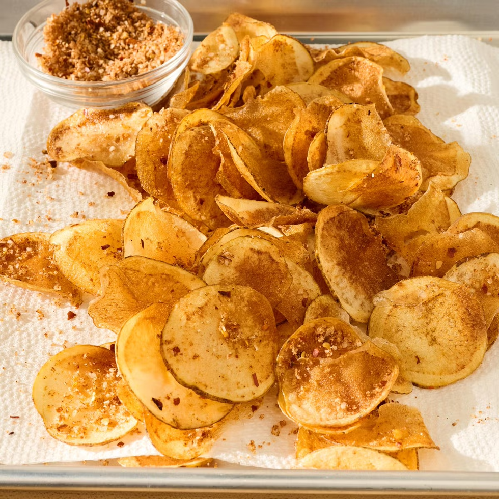 packed lunch ideas homemade potato chips