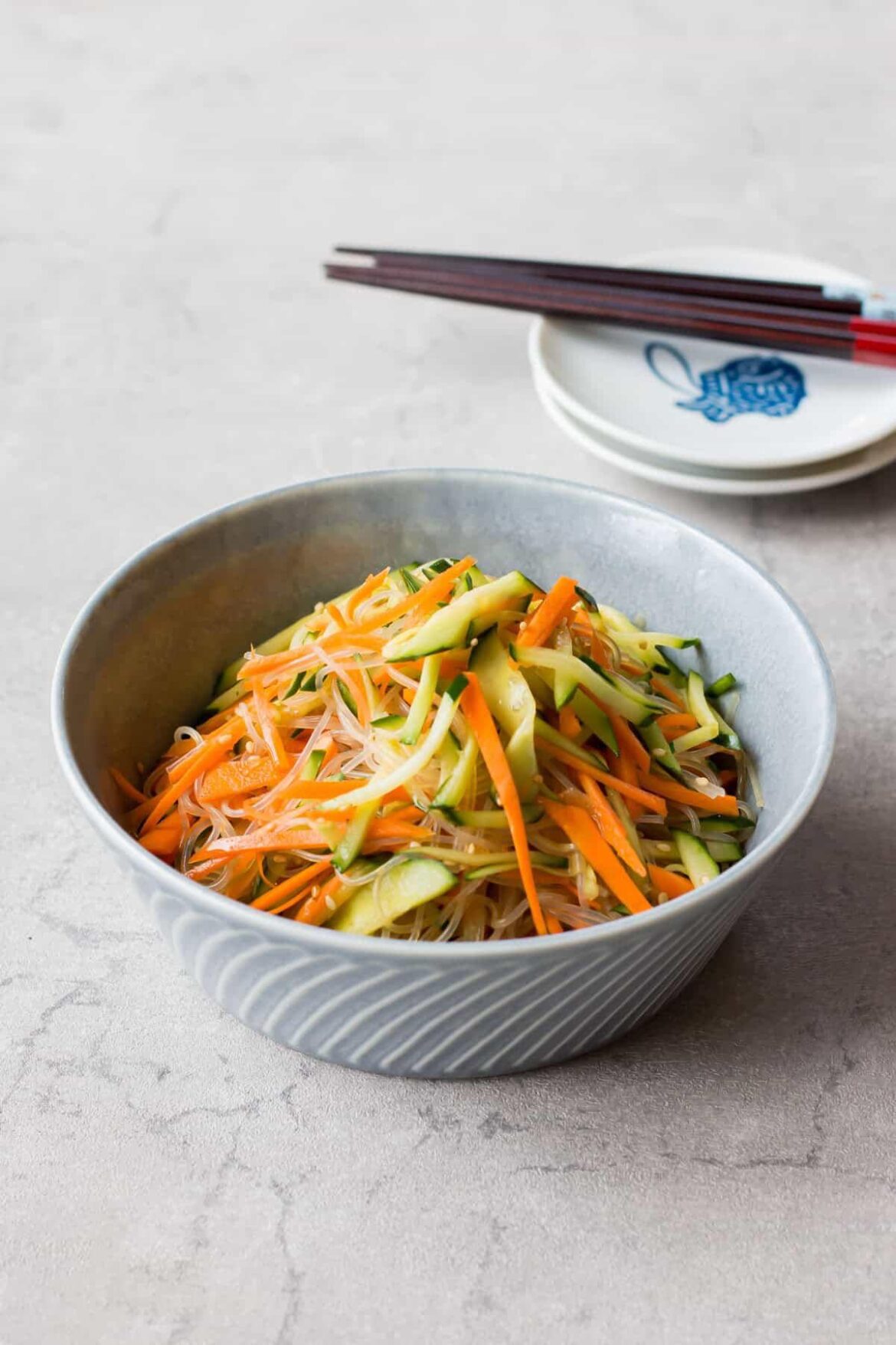 Refreshing Harusame Salad (Vegan)