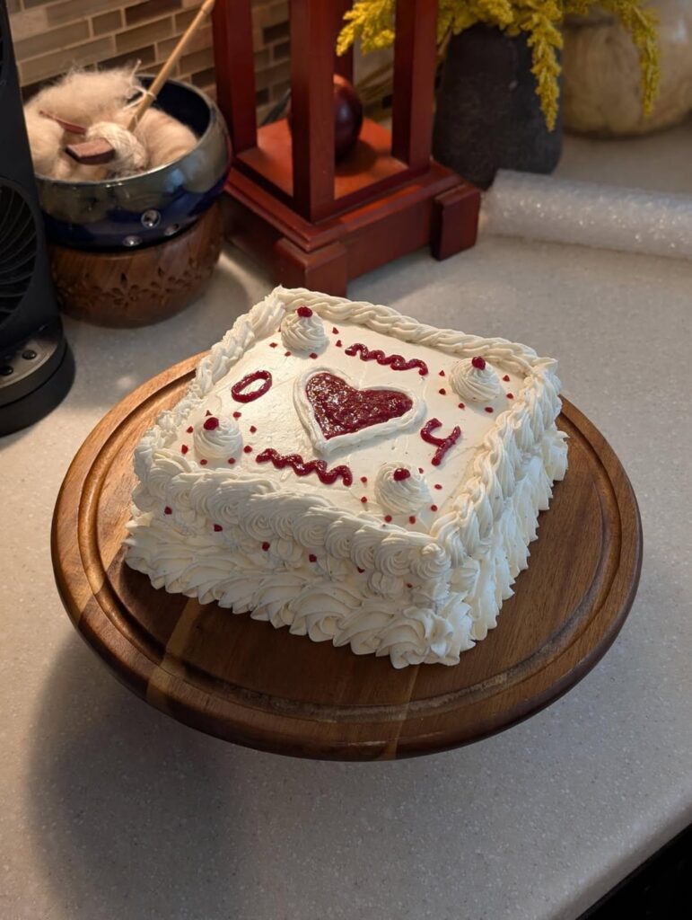 First cake I’ve ever decorated…