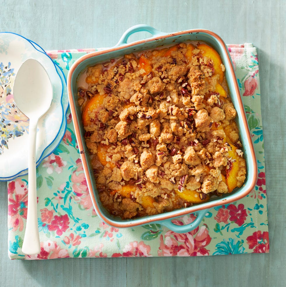 peach pecan crisp dessert