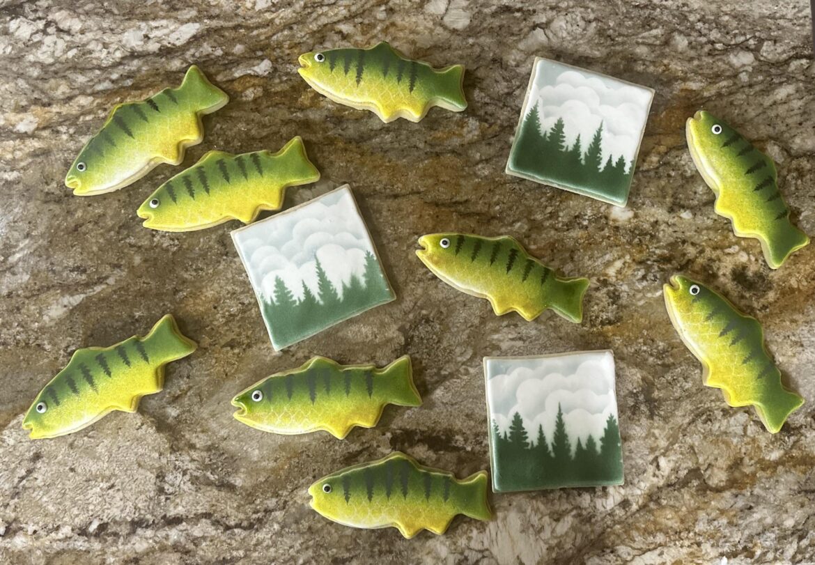 A school of perch !