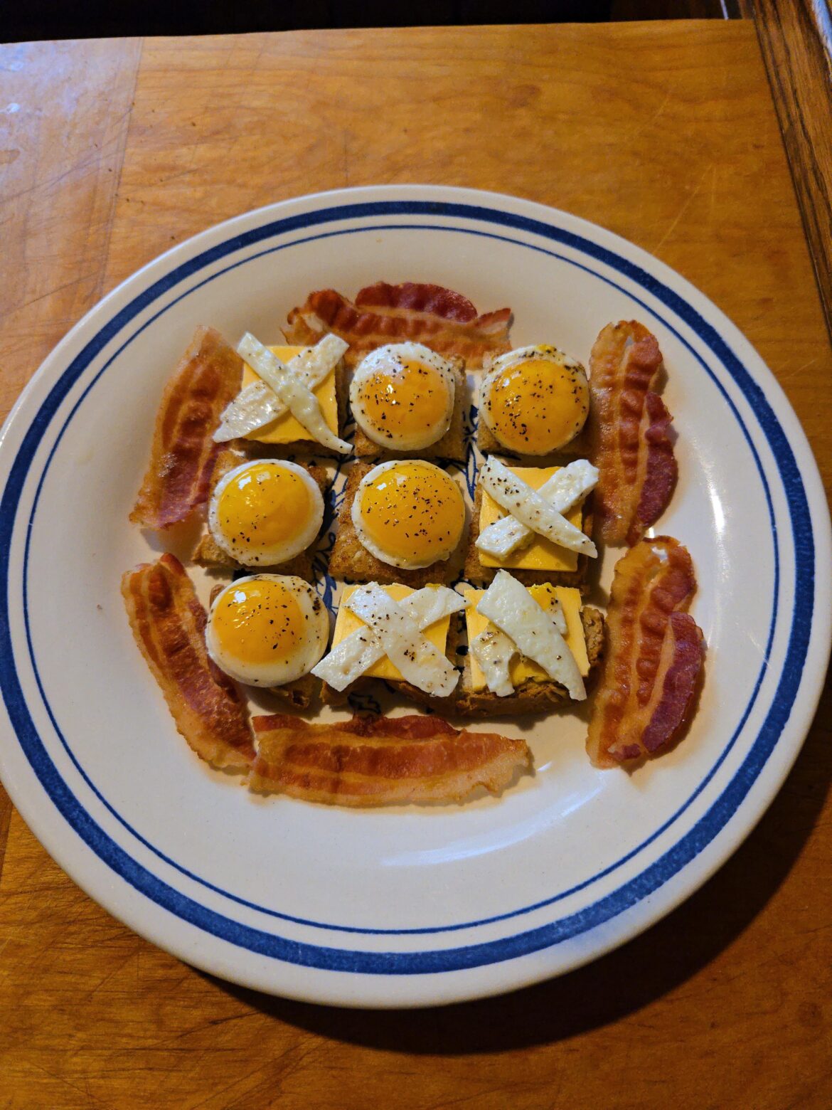 Quail eggs on toast for the win