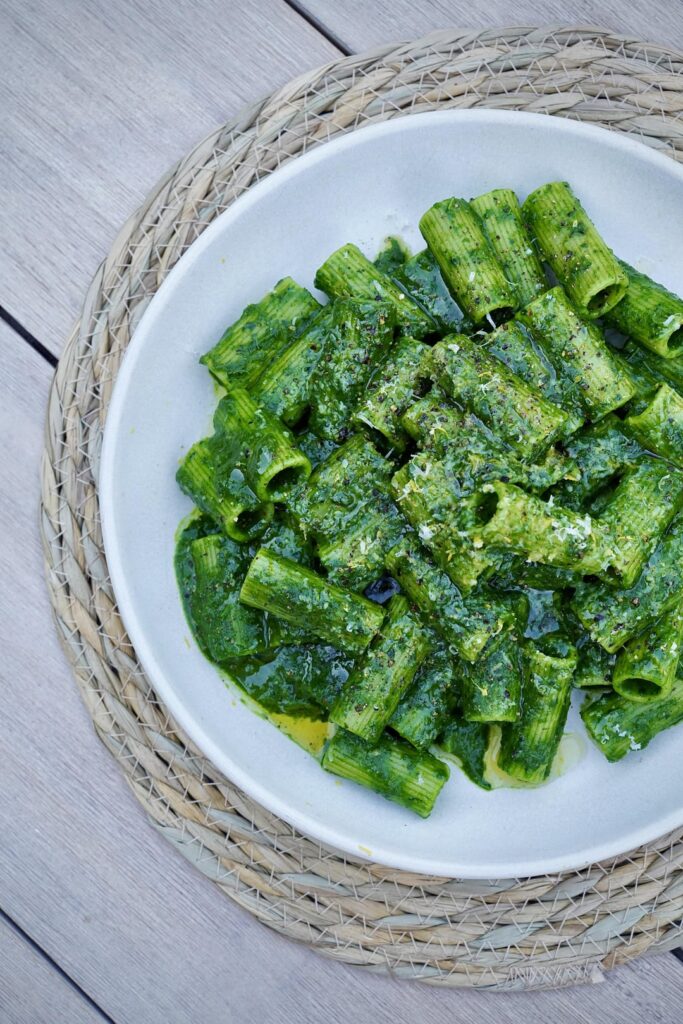 Thomas Straker’s Cavolo Nero Rigatoni.