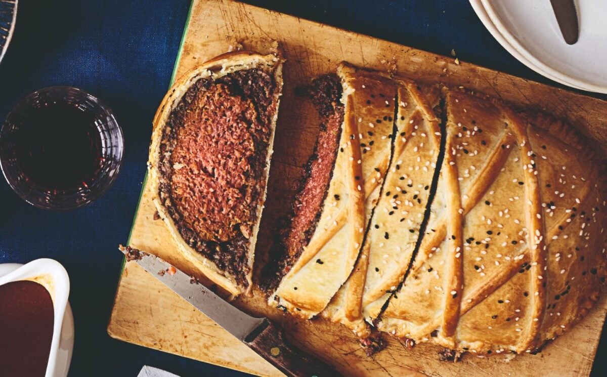 A vegan beef wellington from BOSH!