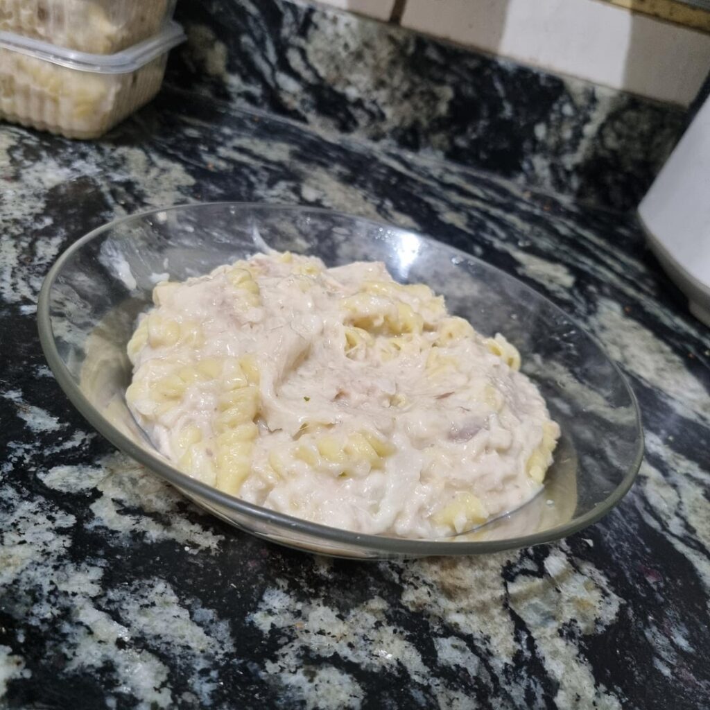 Fake mac and cheese