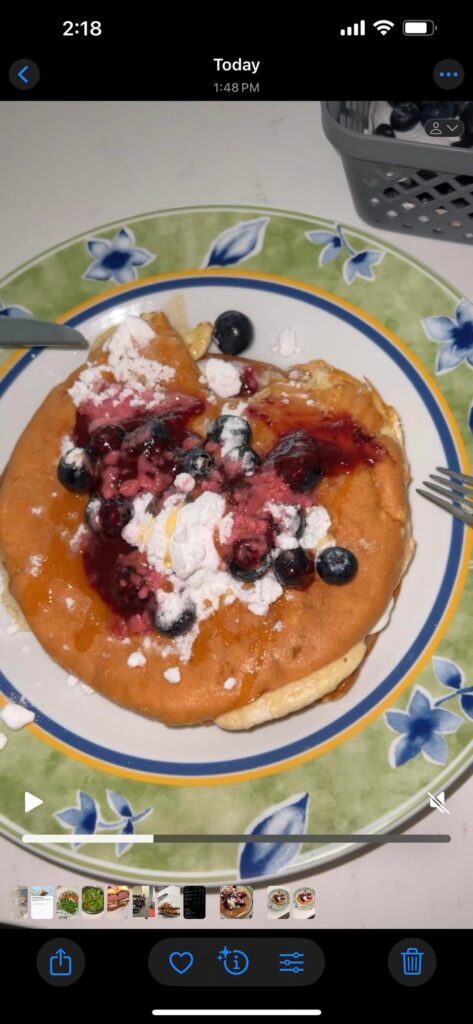 Protein Pancakes (370Cals ~ 44g Protein)