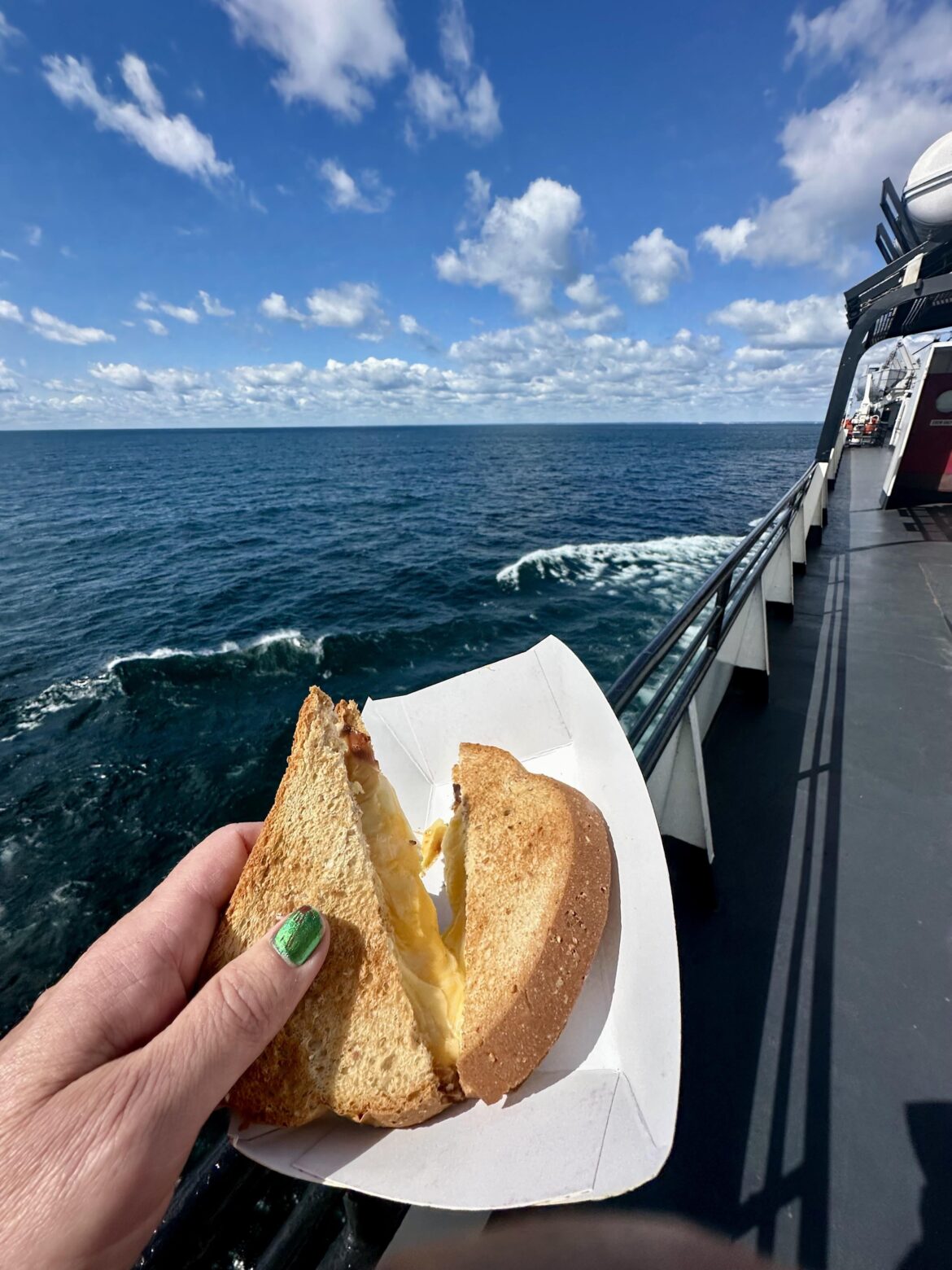 Lake Michigan grilled cheese.