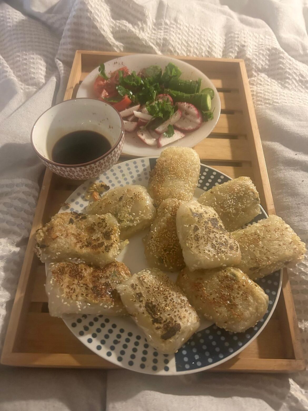 Crispy Potato Bourekas with Rice Paper