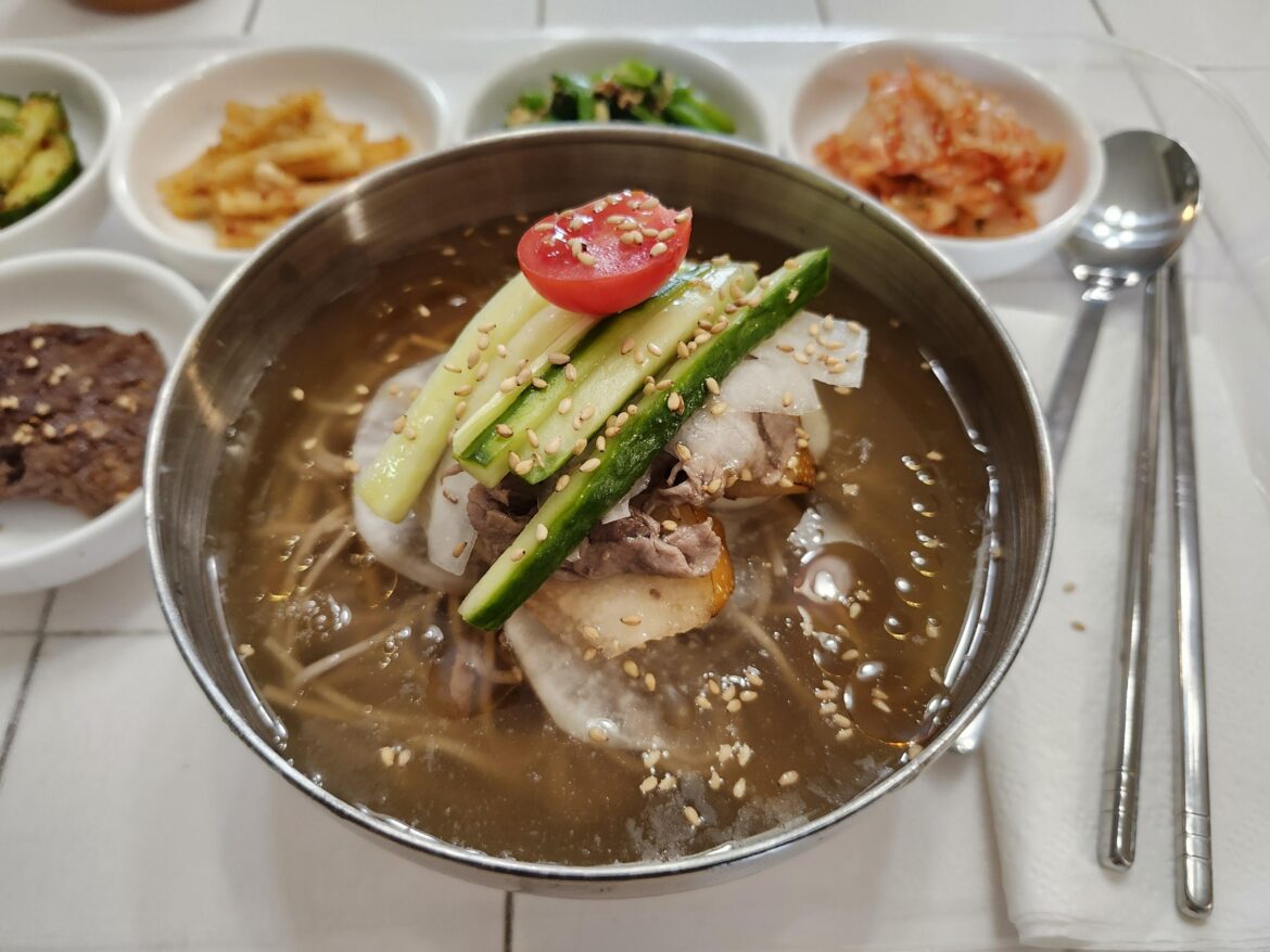 My first attempt making 물냉면