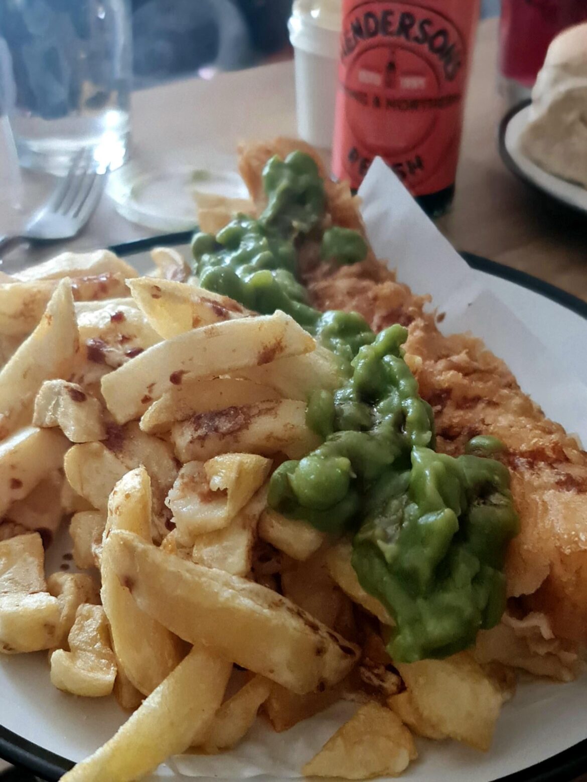 Fish and chips, how do you eat yours?