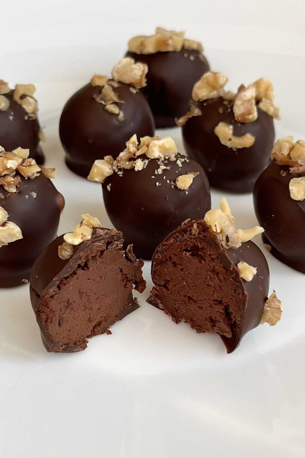 Easy banana chocolate truffles