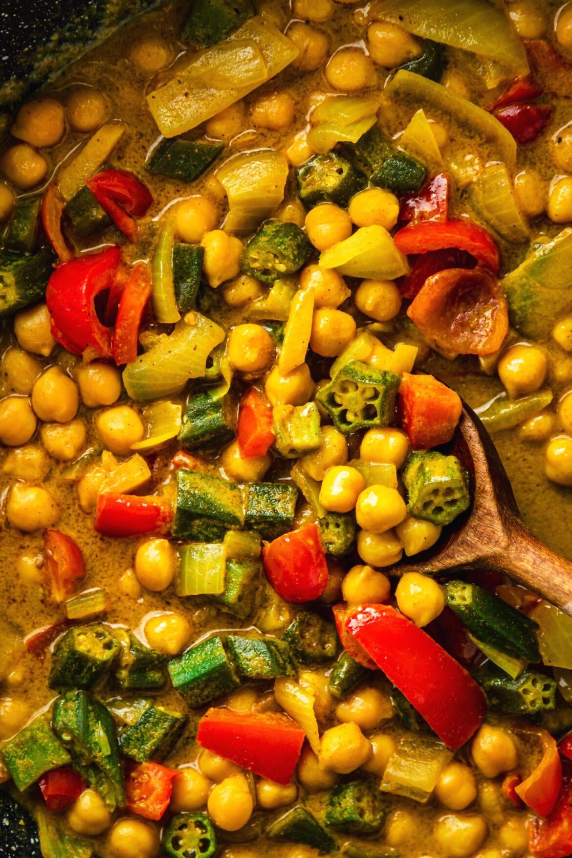 I almost forgot how much I love okra in the curry 🍛