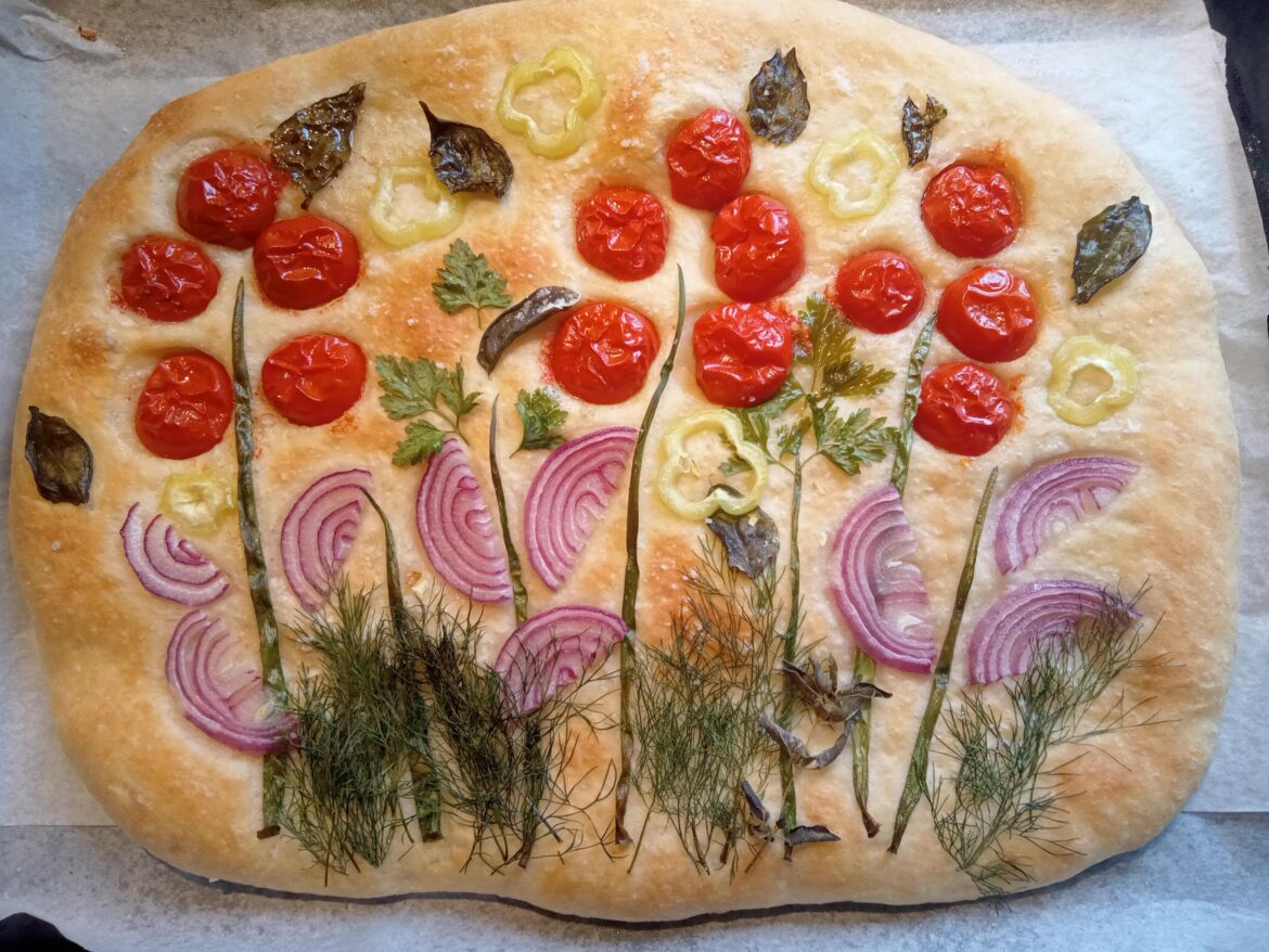 Focaccia fiorita