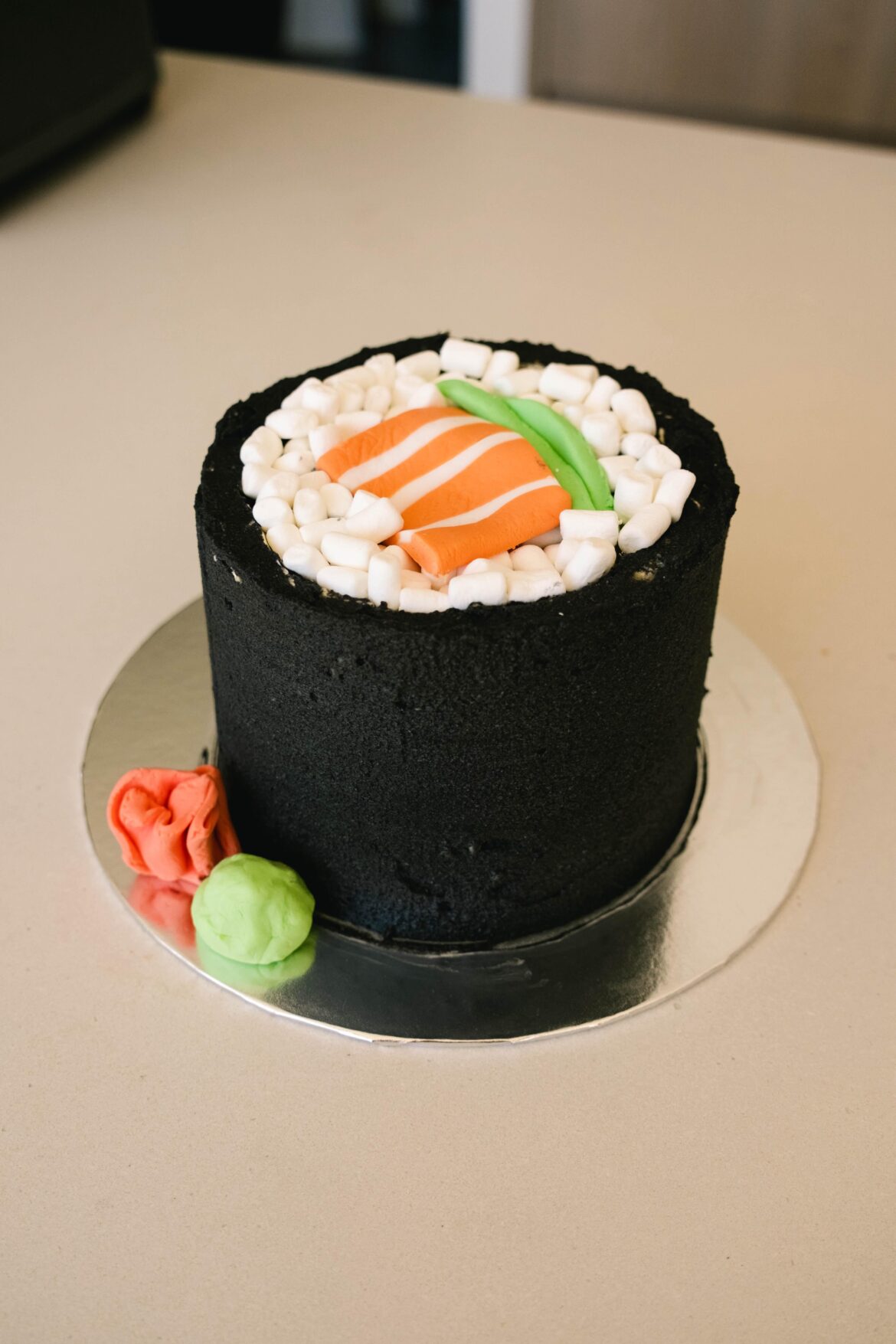 Baked a sushi cake for my son’s 3rd birthday! Baked a sushi cake for my son’s 3rd birthday!