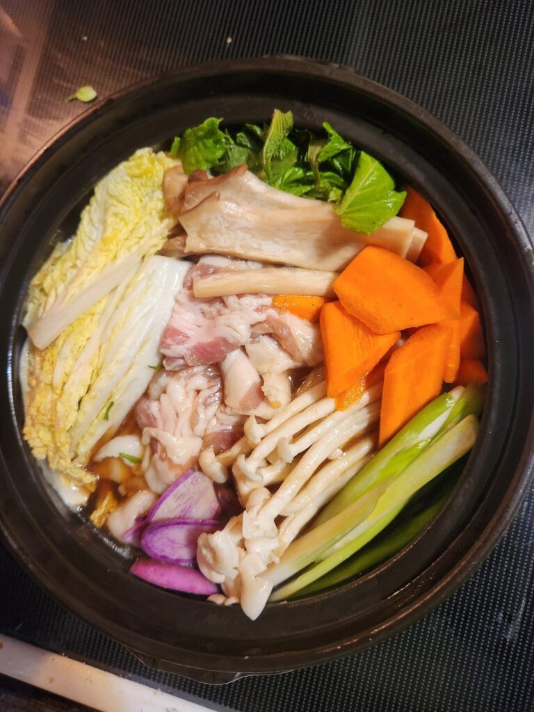 Easy nabe I made
