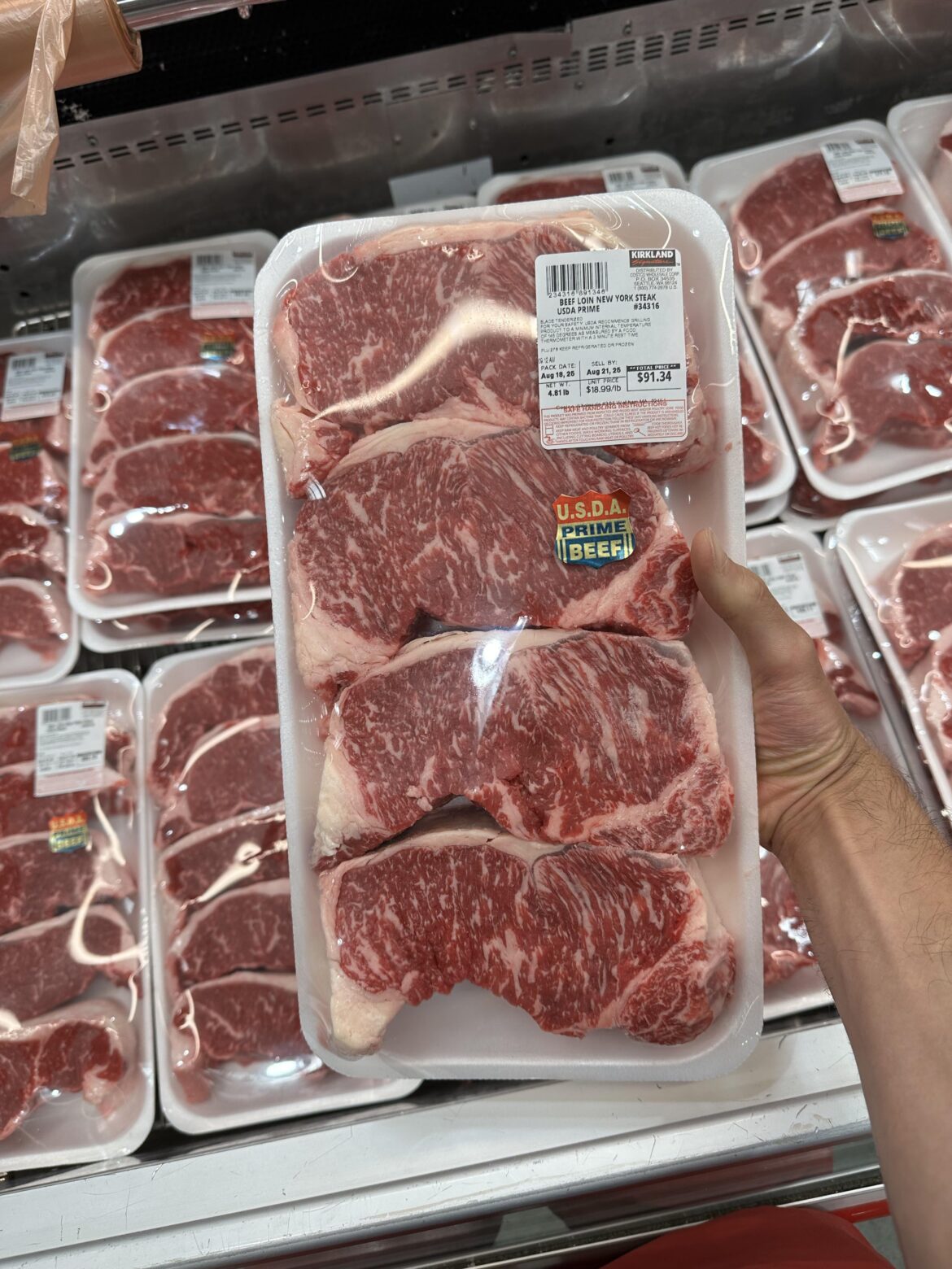 Sometimes you get lucky at Costco.