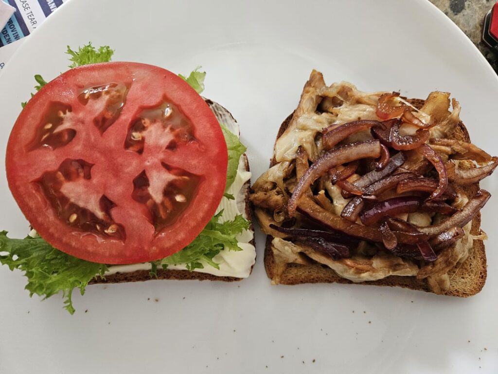 Chicken teriyaki and Swiss Chicken teriyaki and Swiss