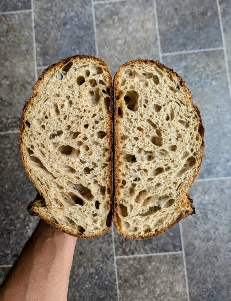 50% whole spelt