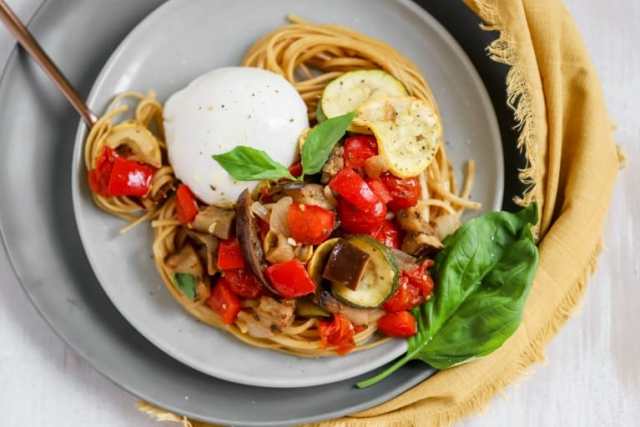Vegetable Ratatouille with Pasta