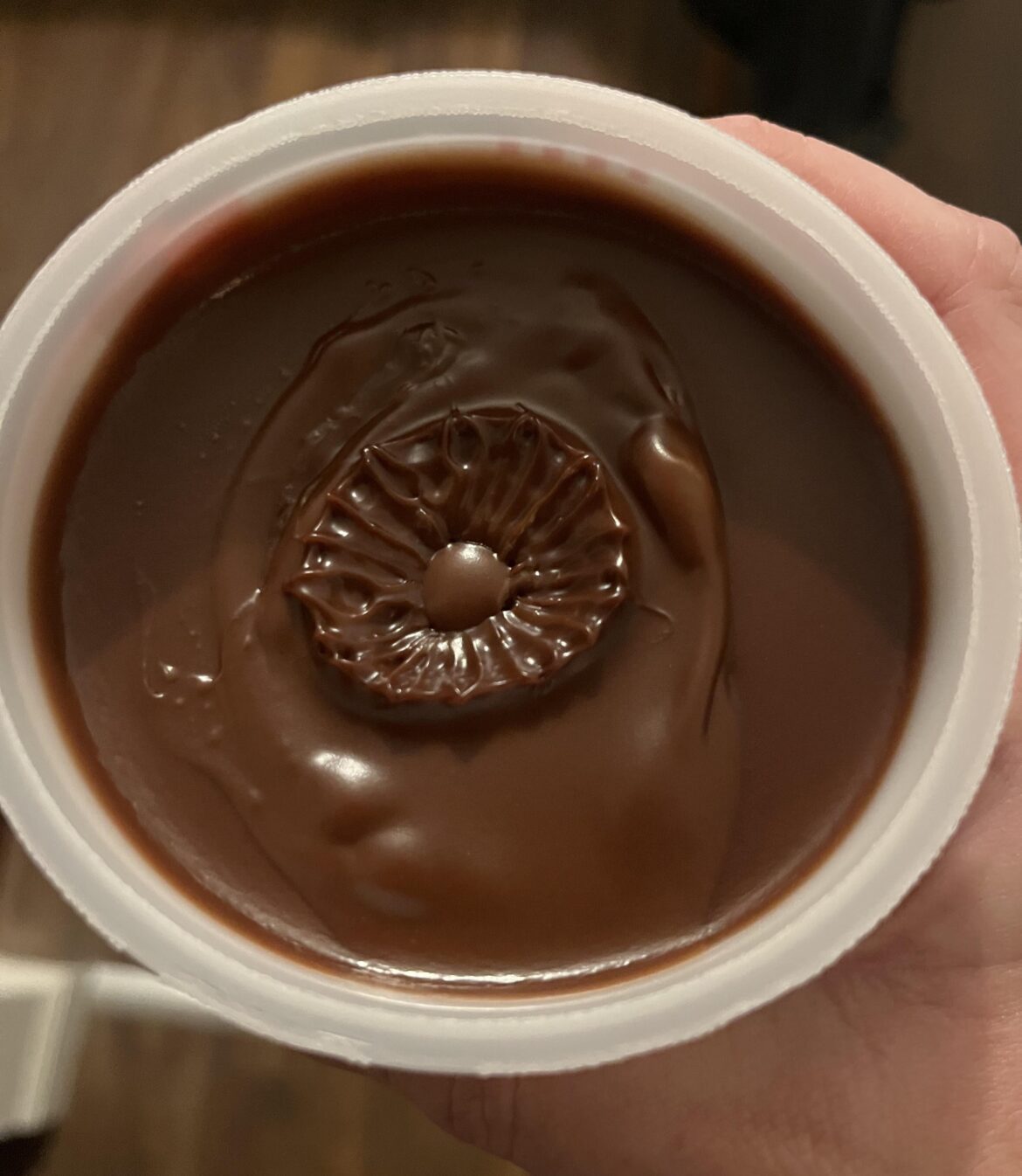 I thought you all would appreciate the chocolate butthole that was in my frosting can