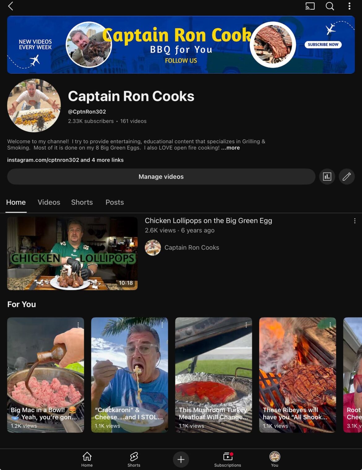 My new YouTube channel My new YouTube channel