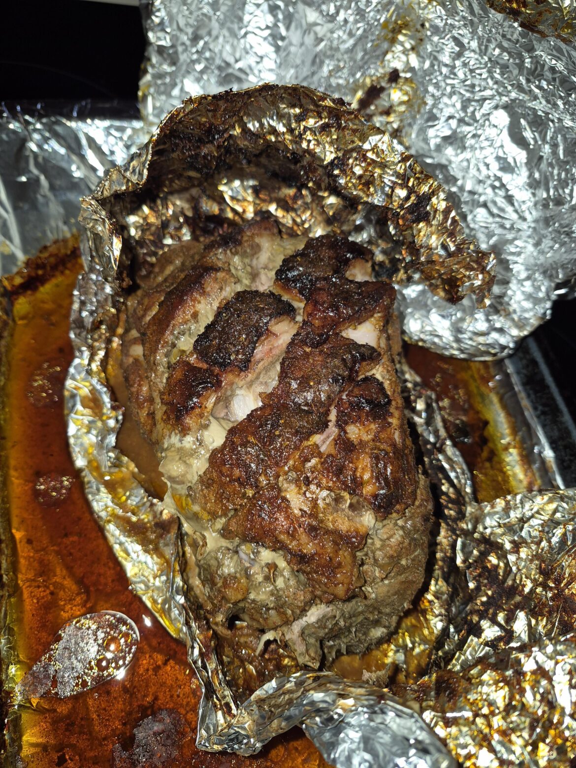 Pulled pork for the first time.