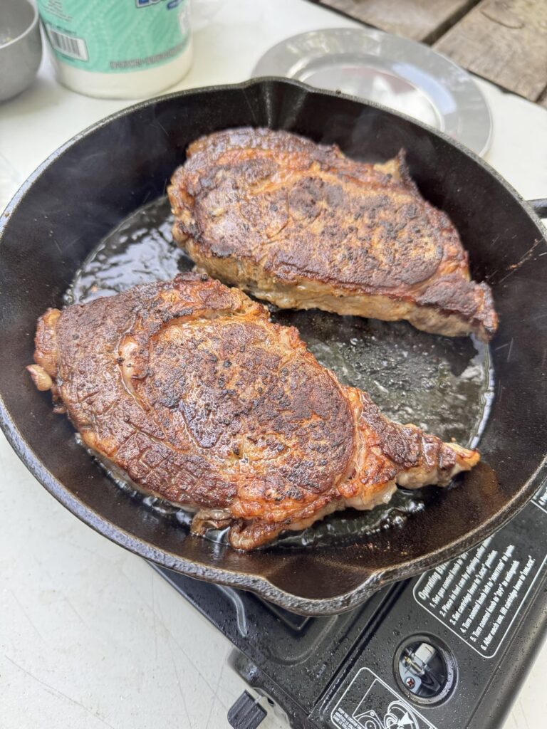 Some camping dinners this past weekend