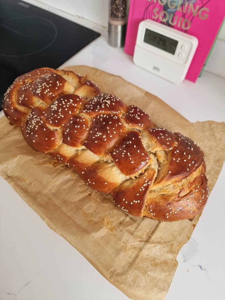 First try at challah