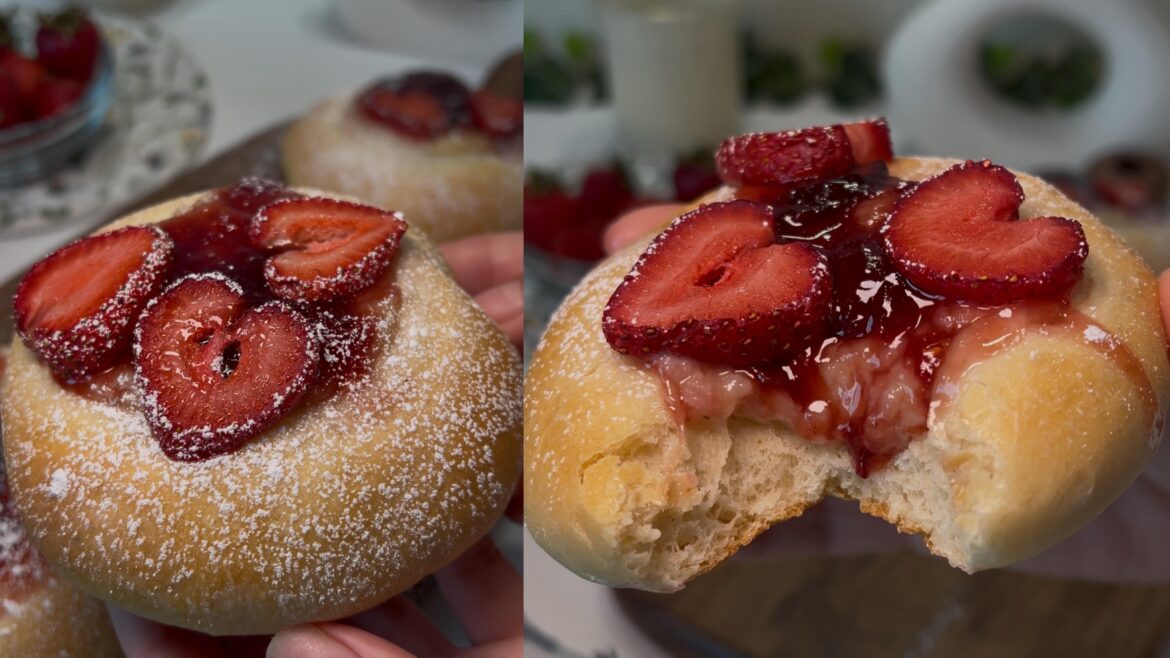 Sweet soft brioche buns