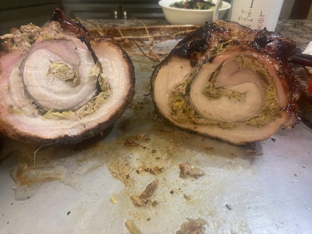 Pork belly prochetta rotisserie Pork belly prochetta rotisserie