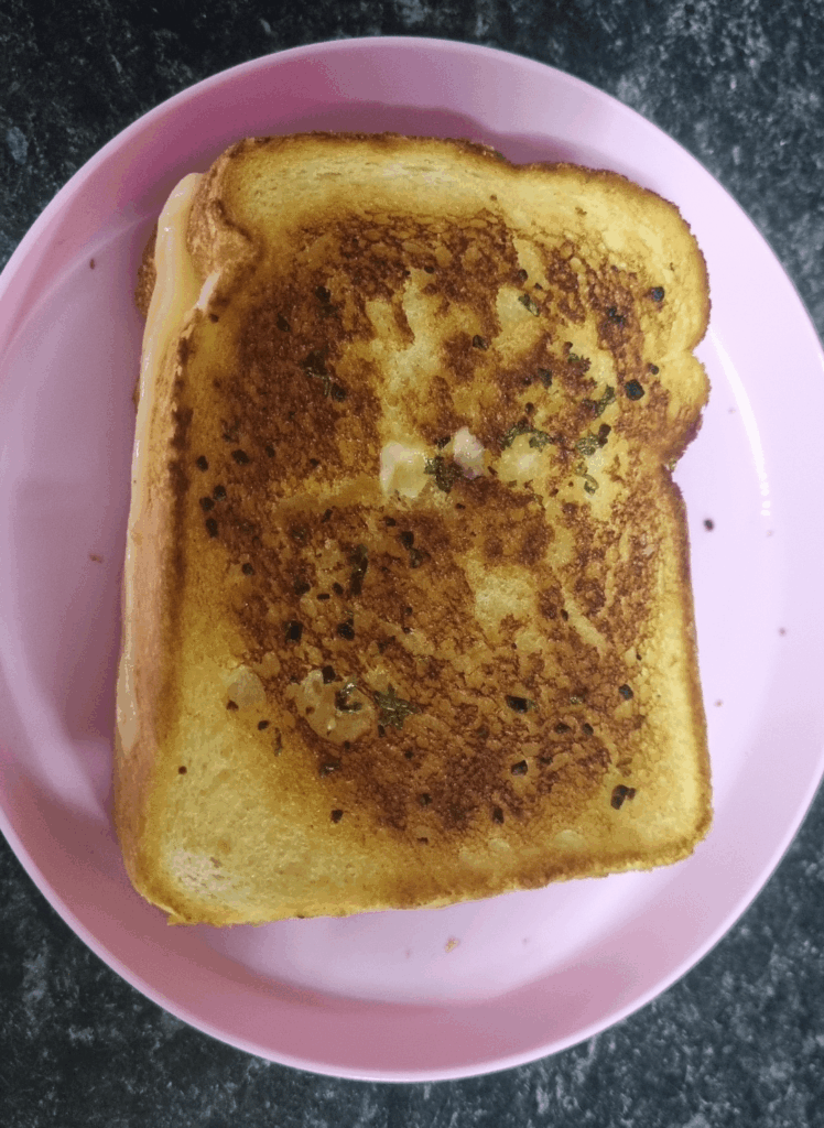 Made a grilled cheese with garlic bread, couldn't recommend more.