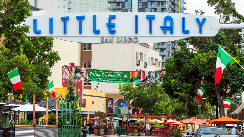 San Diego's Little Italy sign
