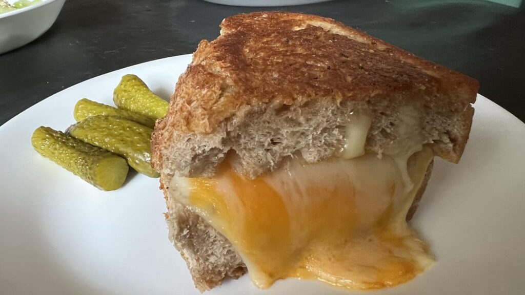 Just Swiss and Cheddar and Local Bakery Bread…and Butter